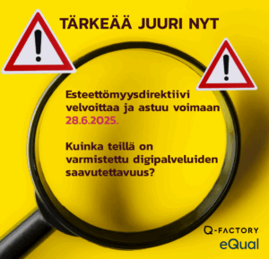 Esteettömyysdirektiivi 28.6.2025