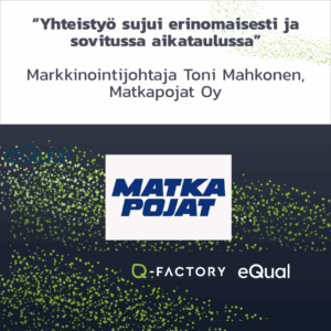 Matkapojat asiakasreferenssi
