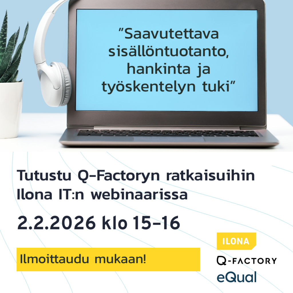 Olemme mukana Ilona IT:n webinaarissa