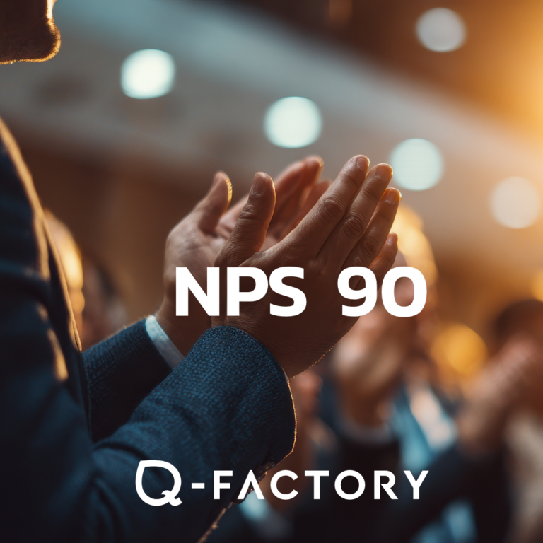 Q-Factorylla poikkeuksellisen korkea NPS-luku