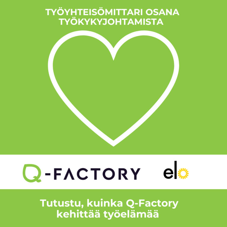 Työyhteisömittari kertoo työhyvinvoinnista ja työntekijäkokemuksesta – näin Q-Factory kehittää työelämää