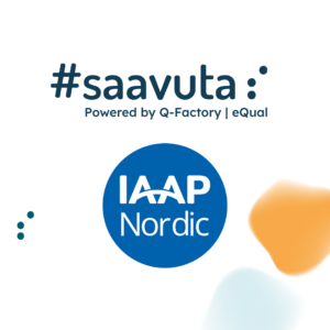 IAAP Nordic and Saavuta logos